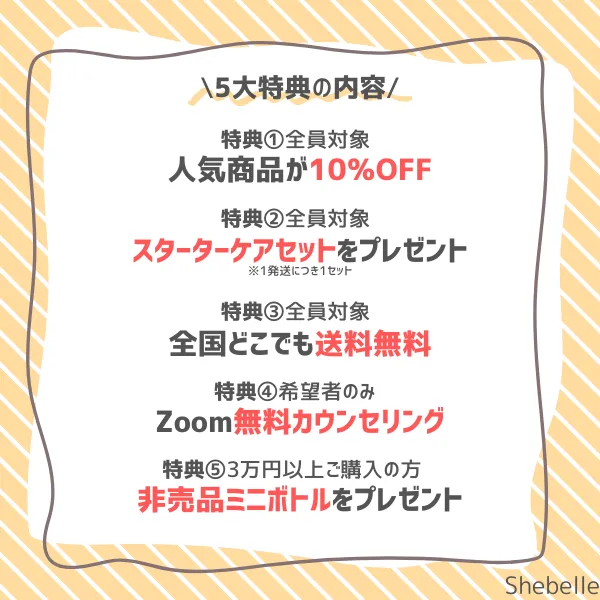 5大特典の内容